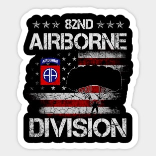 Proud U.S 82nd AIRBORNE Division Veterans Day Sticker